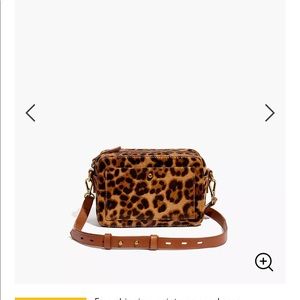 NWT Madewell Transport Camera Bag - Cheetah